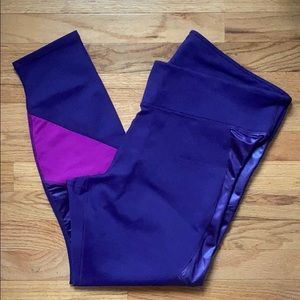 Fabletics Purple Pocket Leggings